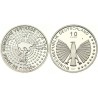 ALEMANIA 10 EUROS 2007 F TRATADO ROMA 50 ANIVERSARIO MONEDA DE PLATA SC Germany silver 