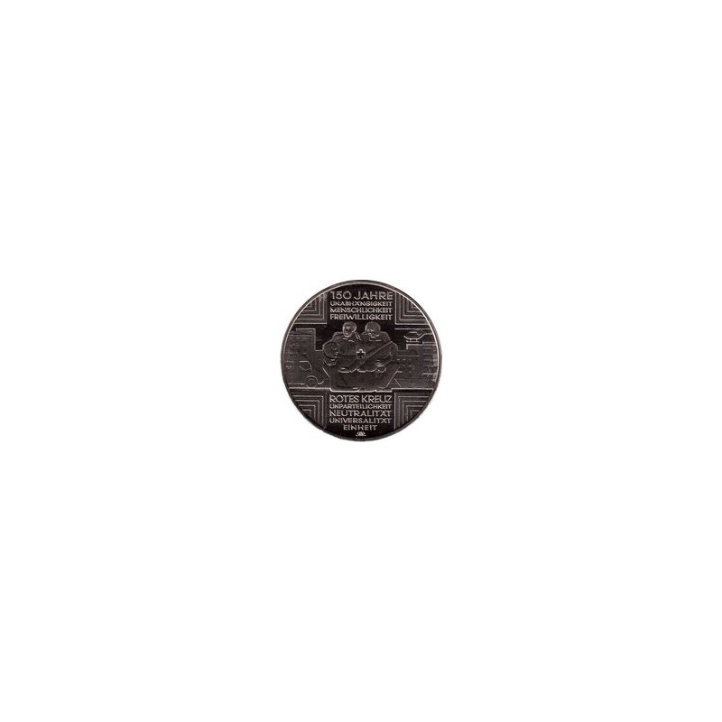 ALEMANIA 10 EUROS 2013 A CRUZ ROJA - SANITARIOS CON ENFERMO MONEDA DE NICKEL SC Germany