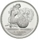 ANDORRA 10 DINERS 1994 DAMA ALEGORICA INGRESO EN EUROPA KM.97 MONEDA DE PLATA PROOF Andorra 10 Ecu