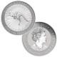 1 aacoin @ULTIMA MONEDA con REINA ISABEL II@ AUSTRALIA 1 DOLAR 2023 WILDLIFE CANGURO PLATA SC Australian Kangaroo OZ ONZA