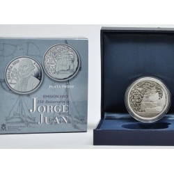 . 1 aacoin @20/DIC Envío@ ESPAÑA 10 EUROS 2023 JORGE JUAN NAVEGANTE y GALEON MONEDA DE PLATA ESTUCHE FNMT