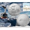 . 1 aacoin @11.000 Uds.@ SUIZA 20 FRANCOS 2024 B TELEFERICO TITLIS por CABLES MONEDA DE PLATA SC Switzerland 20 Francs