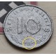 @RARA@ ALEMANIA 10 REICHSPFENNIG 1943 B AGUILA SOBRE ESVASTICA NAZI KM.101 MONEDA DE ZINC Germany III Reich WWII coin