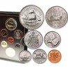 CANADA 1979 PRESTIGE SILVER SET 1+5+10+25+50 Centavos + 1 DOLAR 1979 BARCO GRIFFON OLD SHIP 7 Coins ESTUCHE