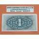 ESPAÑA 1 PESETA 1940 CARABELA DE CRISTOBAL COLON Serie F 2596228 Pick 122A BILLETE MBC+ Spain banknote