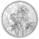 . 6ª moneda @18/ABRIL Envío@ AUSTRIA 10 EUROS 2024 FLOR PEONIA Serie THE LANGUAJE OF FLOWERS PLATA SC COINCARD Peony