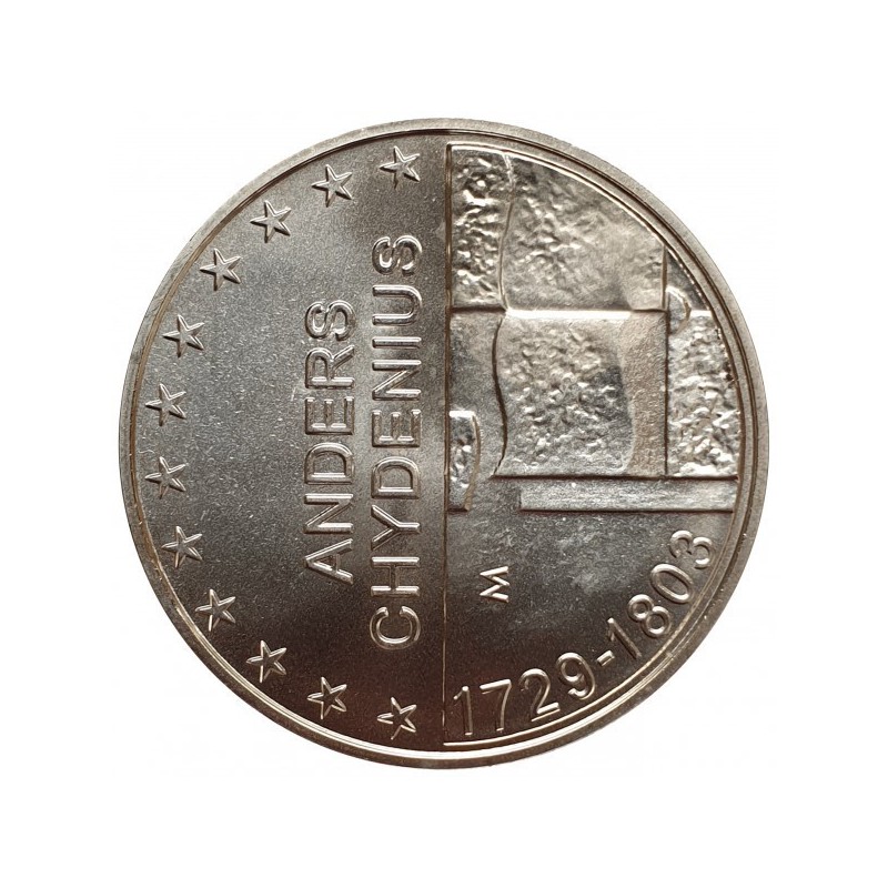 FINLANDIA 10 EUROS 2003 MUSICO ANDERS CHYDENIUS KM.110 MONEDA DE PLATA SC / FDC Finnland silver coin