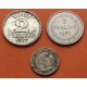 3 monedas GUERRA CIVIL x 2 PESETA 1937 CONSEJO DE ASTURIAS y LEON + EUZKADI + 50 CENTIMOS 1937 SANTANDER PALENCIA y BURGOS