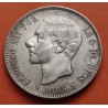 ESPAÑA 5 PESETAS 1885 * 18 87 MSM REY ALFONSO XII KM.688 MONEDA DE PLATA (DURO) Spain silver R/2