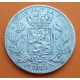 BELGICA 5 FRANCOS 1868 Rey LEOPOLDO II DES BELGES KM.24 MONEDA DE PLATA MBC Belgium silver 5 Francs