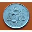 MEXICO 25 CENTAVOS 1950 BALANZA KM.433 MONEDA DE PLATA MBC+ Mejico Mexiko silver coin ESTADOS UNIDOS MEXICANOS