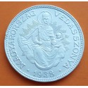 HUNGRIA 2 PENGO 1938 VIRGEN CON NIÑO KM.511 MONEDA DE PLATA SC- Hungary silver coin
