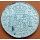 @MANCHAS@ ESPAÑA Rey CARLOS III 8 REALES 1794 FM Ceca de MEXICO MONEDA DE PLATA Spain silver coin Carolus IIII