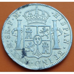 ..CARLOS IIII 8 REALES 1808 PJ POTOSI PLATA ESPAÑA Spain Silver