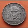 1º AÑO DE EMISION @ESCASA@ CUBA 3 PESOS 1990 ERNESTO CHE GUEVARA KM.346A MONEDA DE NICKEL MBC Caribe coin R/3