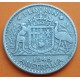 AUSTRALIA 1 FLORIN 1946 REY JORGE VI KM.40 MONEDA DE PLATA POST 2ª GUERRA MUNDIAL MBC WWII silver coin