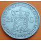 HOLANDA 2,50 GULDEN 1930 REINA GUILLERMINA KM.165 MONEDA DE PLATA MBC+ The Netherlands 2-1/2 silver R/3