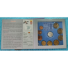 ESPAÑA CARTERA FNMT EURO 2011 COMUNIDAD AUTONOMA CEUTA 1 Cts/2€ + 2 EUROS 2011 ALHAMBRA + 1 MEDALLA de PLATA