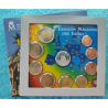 ESPAÑA CARTERA FNMT EURO 2011 COMUNIDAD AUTONOMA CEUTA 1 Cts/2€ + 2 EUROS 2011 ALHAMBRA + 1 MEDALLA de PLATA