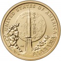 . 1 aaacoin @ENVIO YA@ ESTADOS UNIDOS 1 DOLAR 2024 D ALABAMA NAVE ESPACIAL American Innovation 23ª MONEDA DE LATON SC