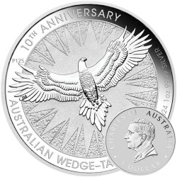 . 1 aaacoin @2/MAYO Envío@ AUSTRALIA 1 DOLAR 2024 AGUILA WEDGE-TAILED EAGLE MONEDA DE PLATA silver OZ ONZA