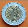HONG KONG 10 DOLARES 1995 FLOR y VALOR KM.70 MONEDA BIMETALICA MBC Ex-Colonia de INGLATERRA