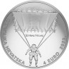 . 1 aaaacoin @AGOTADA@ CROACIA 4 EUROS 2023 HOMBRE VOLADOR MONEDA DE PLATA PROOF Oz ONZA CERTIFICADO Homo Volans