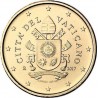 . 1 moneda x VATICANO 50 CENTIMOS 2020 ESCUDO DEL PAPA FRANCISCO LATON SC