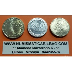.ESPAÑA SERIE 1999 SC 1+5+10+25+50 + 100 PESETAS 1999 + 200 PESETAS 1999 + 500 PESETAS 1999 JUAN CARLOS I