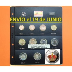 . 1 aacoin x @ENVIO YA@ HOJA PARDO PARA ESPAÑA MONEDAS EURO 2024 + 2 Euros 2024 POLICIA y SEVILLA + 40 Euros PLATA