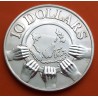 SINGAPUR 10 DOLARES 1977 JUEGOS ASIATICOS KM.15 MONEDA DE PLATA SC- @BRILLO LIMPIEZA@ Singapore silver