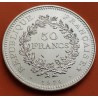 FRANCIA 50 FRANCOS 1974 HERCULES KM.941.1 MONEDA DE PLATA SC- IMPERFECCIONES France 50 Francs silver