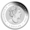 . 1 aacoin @ÚLTIMA MONEDA de ISABEL II@ AUSTRALIA 1 DOLAR 2023 SILVER SWAN Cisne PLATA cápsula Dollar ONZA OZ