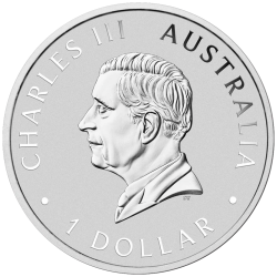. 1 aaacoin @1ª MONEDA de CARLOS II@ AUSTRALIA 1 DOLAR 2024 SILVER SWAN Cisne PLATA cápsula Dollar ONZA OZ