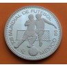 PORTUGAL 100 ESCUDOS 1986 JUGADORES XIII MUNDIAL DE FUTBOL DE MEXICO KM.637 MONEDA DE PLATA PROOF