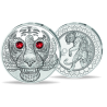 . 3ª MONEDA - CRISTAL DE SWAROVSKI AUSTRIA 20 EUROS 2022 TIGRE PLATA ESTUCHE Serie LOS OJOS DEL MUNDO Asian Tiger