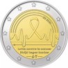 . 1 aaacoin @4/JUNIO Envío@ BELGICA 2 EUROS 2024 LUCHA CONTRA EL CANCER 2ª MONEDA BIMETÁLICA SC Belgium @COINCARD FRANCÉS@