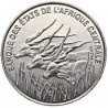 ESTADOS DEL AFRICA CENTRAL 100 FRANCOS 1996 ANTILOPES KM.13 MONEDA DE NICKEL SC Etats de L'Afrique Centrale 100 FRANCS CFA