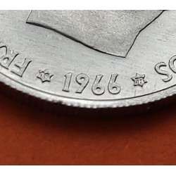 ESPAÑA 50 CENTIMOS 1966 * 19 73 FRANCO ESTADO ESPAÑOL MONEDA DE ALUMINIO @PROOF PRUEBA PROCEDE DE CARTERA FNMT 1973@