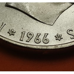 3 monedas NUEVAS SC x ESPAÑA 100 PESETAS 1966 * 19 66 + 67 + 68 FRANCISCO FRANCO KM.797 PLATA Imperfecciones ESTADO ESPAÑOL
