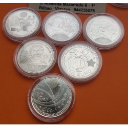 . 10 monedas 5,35 ONZAS PLATA PURA x ESPAÑA 12 EUROS 2002+2003+ 2004 x2 +2005+2006+2007+2008+2009+2010 SC