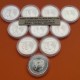 . 10 monedas 5,35 ONZAS PLATA PURA x ESPAÑA 12 EUROS 2002+2003+ 2004 x2 +2005+2006+2007+2008+2009+2010 SC