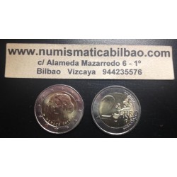 @RARA@ MONACO 2 EUROS 2011 BODA REAL DEL PRINCIPE ALBERTO y CHARLENE WHITTSTOCK SC MONEDA BIMETALICA CONMEMORATIVA