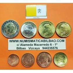 VATICANO MONEDAS EURO 2003 PAPA JUAN PABLO II SC 1+2+5+10+20+50 CENTIMOS 1 EURO + 2 EUROS 2003 PROCEDEN DE CARTERA