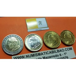 VATICANO MONEDAS EURO 2003 PAPA JUAN PABLO II SC 1+2+5+10+20+50 CENTIMOS 1 EURO + 2 EUROS 2003 PROCEDEN DE CARTERA