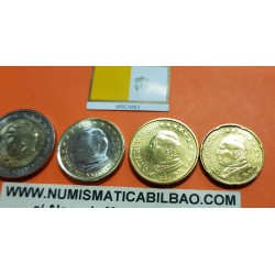 VATICANO MONEDAS EURO 2003 PAPA JUAN PABLO II SC 1+2+5+10+20+50 CENTIMOS 1 EURO + 2 EUROS 2003 PROCEDEN DE CARTERA