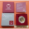 AUSTRIA 25 EUROS 2020 BIG DATA TELEOBJETIVO OJO QUE VIGILA MONEDA DE PLATA NIOBIO Estuche Niob silver