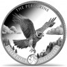 . 1 aaacoin @ENVÍO HOY@ CONGO 20 FRANCOS 2024 HALCON PEREGRINO World's Wildlife 6ª MONEDA DE PLATA ONZA OZ The Peregrine