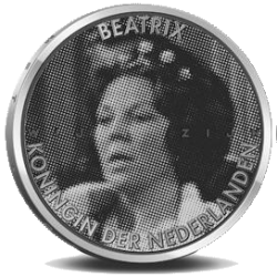 @COINCARD - HOLOGRAMA@ HOLANDA 10 EUROS 2005 JUBILEO REINA BEATRIZ MONEDA DE PLATA SC @PÁTINA@ The Netherlands 0,53 ONZAS