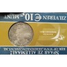 @COINCARD - HOLOGRAMA@ HOLANDA 10 EUROS 2005 JUBILEO REINA BEATRIZ MONEDA DE PLATA SC @PÁTINA@ The Netherlands 0,53 ONZAS